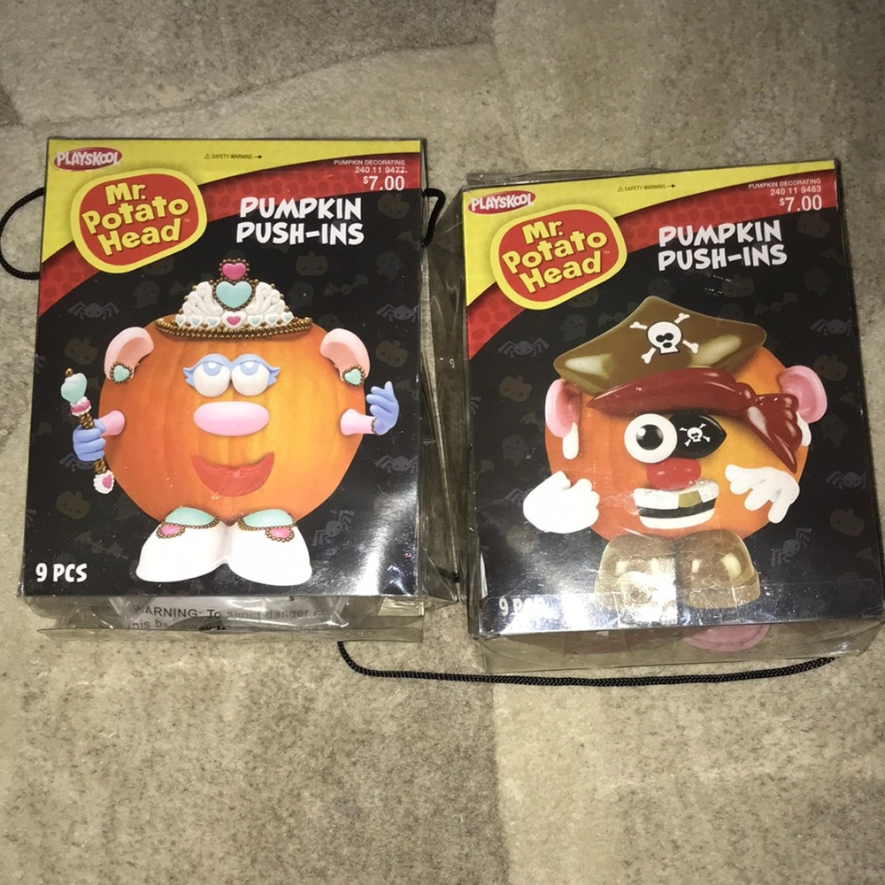 Mr potato head pumpkin push-ins